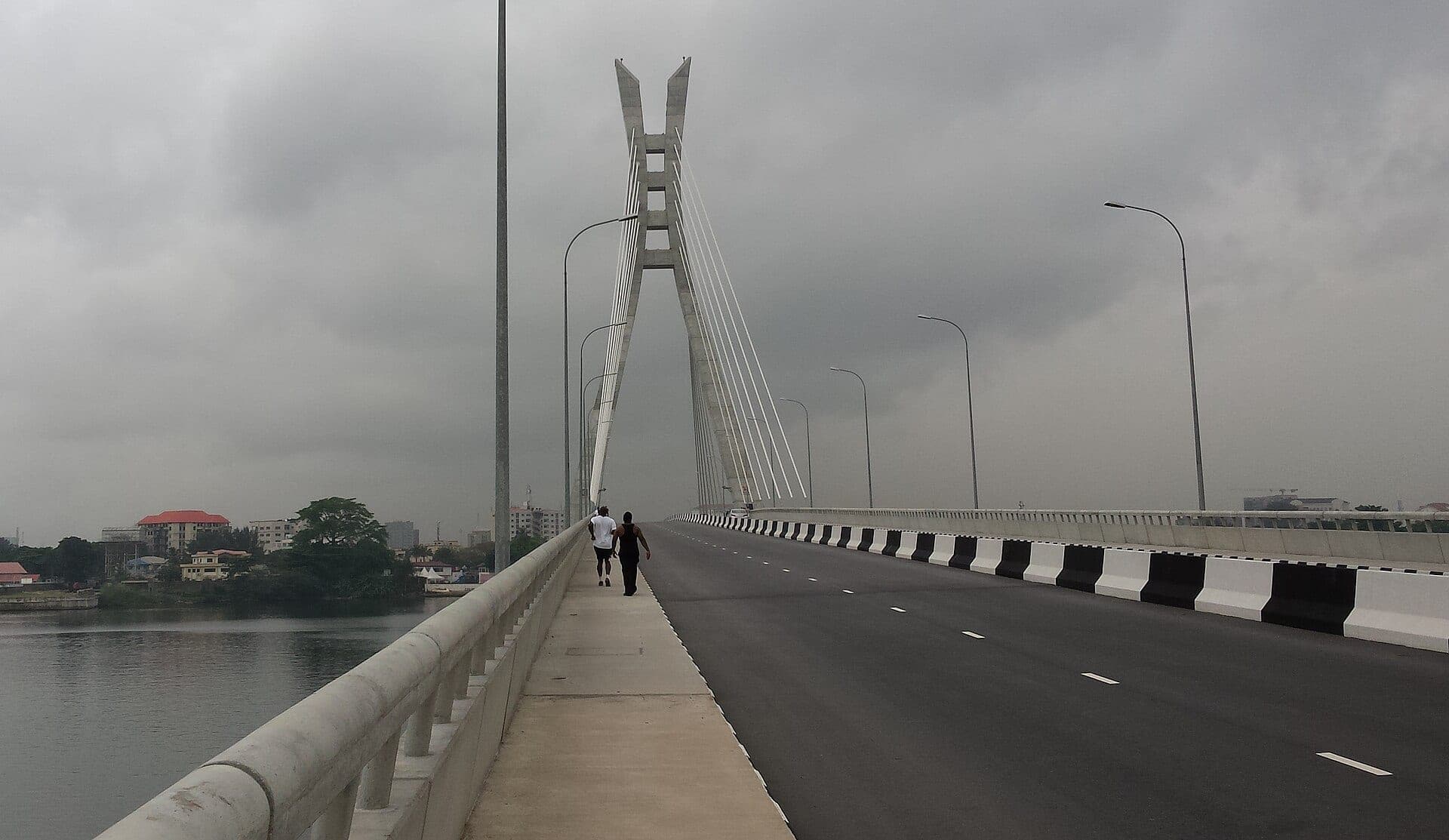 The Lekki–Ikoyi Link Bridge in Lagos